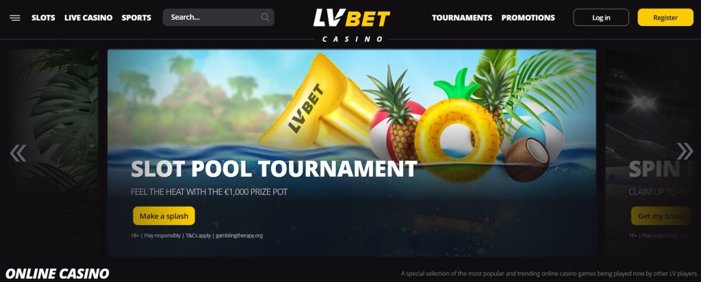 Official website of LV Bet Casino
