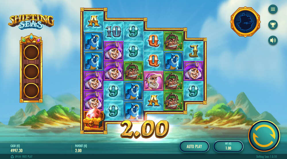 Meccaniche di gioco della slot Shifting Seas 