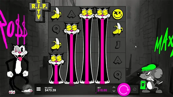 Animated skull slot