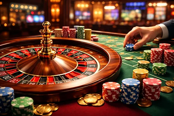Gioco di roulette dal vivo con pallina